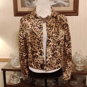LuLaRoe leopard print jacket